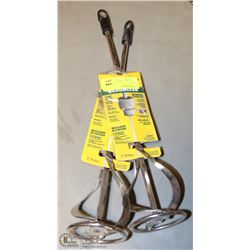 LOT OF 2 16" X 3 1/4" PAINT MIXERS
