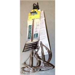 LOT OF 2 16" X 3 1/4" PAINT MIXERS