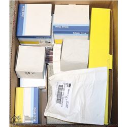BOX OF BLUE LINE ABRASIVE PADS, FLEXOVIT PADS AND