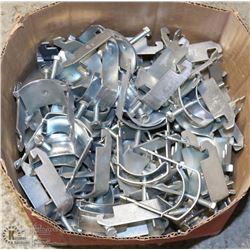 LOT OF APPROX. 50 2" P CLAMPS
