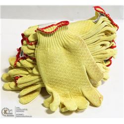 1 DOZEN PAIRS OF ANSELL GRIPPED WORK GLOVES