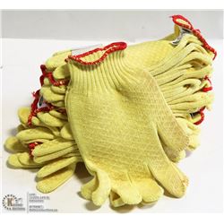 1 DOZEN PAIRS OF ANSELL GRIPPED WORK GLOVES