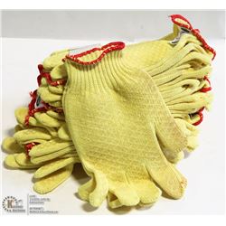 1 DOZEN PAIRS OF ANSELL GRIPPED WORK GLOVES