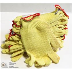 1 DOZEN PAIRS OF ANSELL GRIPPED WORK GLOVES