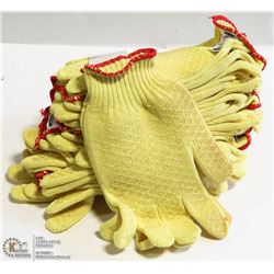 1 DOZEN PAIRS OF ANSELL GRIPPED WORK GLOVES