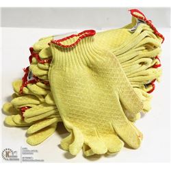 1 DOZEN PAIRS OF ANSELL GRIPPED WORK GLOVES