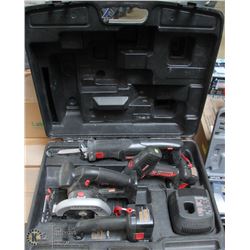 MASTERCRAFT CIRCULAR SAW, DRILL , SAWZALL AND