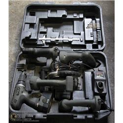 DURABUILT COMBO KIT 14.4V DRILL, LIGHT , CORDLESS