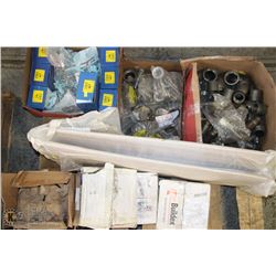 PALLET OF ASSORTED HARDWARE INCL SCREWS, NUTS,