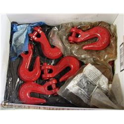 LOT OF HOOKS AND LINKS, MOST NEW