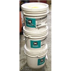 LOT OF 3 3.6KG BUCKETS MOLYKOTE 55 O-RING