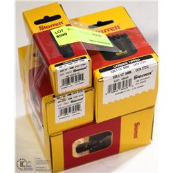 LOT OF FOUR ASSORTED SIZE CARBIDE TIPPED HOLE SAW