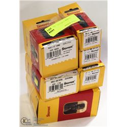 LOT OF 6 ASSORTED SIZE CARBIDE TIPPED HOLE SAW