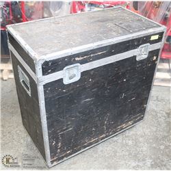 ROLLING METAL JOB BOX WITH HANDLES 34"X18"X32"H