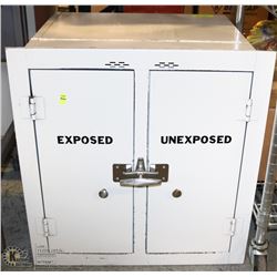 INDUSTRIAL "FILM-EXPOSED " METAL CABINET