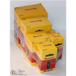 LOT OF 6 STARRETT ASSORTED SIZED CARBIDE TIPPED