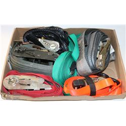 7 STRAPS OF VARIOUS SIZES - MOST RATCHETS ( TOOLS