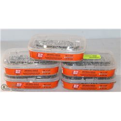 LOT OF 5 BOXES GRIPRITE DRYWALL NAILS , 3D 1-1/4"