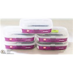 LOT OF 5 BOXES GRIPRITE TRIM SCREWS, 1-5/8" X 6