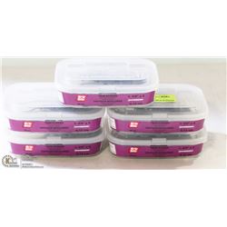 LOT OF 5 BOXES GRIPRITE TRIM SCREWS, 1-5/8" X 6