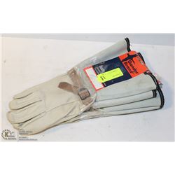 2 PAIRS GANDER BRAND GAUNTLET STYLE LEATHER GLOVE