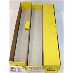 3 BOXES OF KLINGSPOR VARIOUS GRIT SAND PAPER