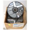 Image 1 : BOX OF 10 NORTON 7 X 1/4 X 7/8 GRINDINGS DISCS,