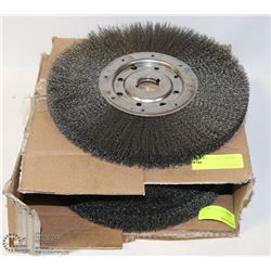 LOT OF 6 WIRE WHEEL BRUSH 12"