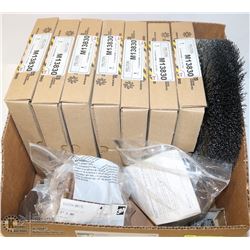 LOT OF 7 FELTON 8" MAJOR WIRE WHEELS AND 3"