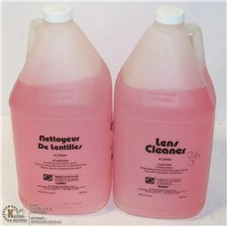LOT OF TWO 4L BOTTLES OF LENSE CLEANER