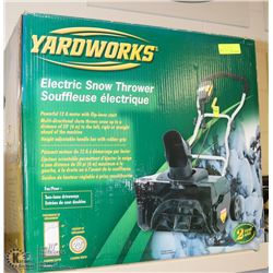 ELECTRIC YARDWORKS SNOWBLOWER NEW IN BOX