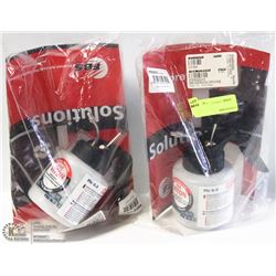 LOT OF 2 FIX SPRAYERS AND 2 SETS OF LEATHER