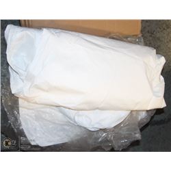 BOX OF 4XL WHITE TIE BACK SUITS