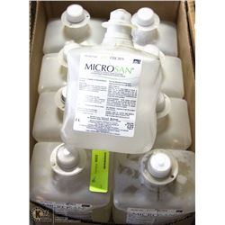 LOT OF 3 1L MICROSAN HAND SANITIZER BOTTLES