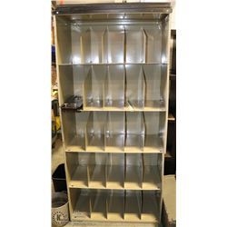 LARGE METAL SHOP ORGANIZER 36" X 17" X 78"