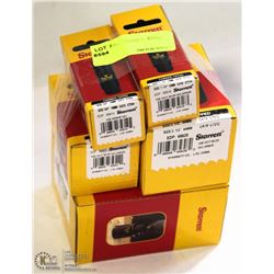 LOT OF 5 ASSORTED SIZE CARBIDE TIPPED HOLE SAW BIT