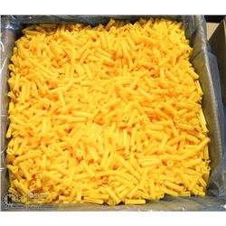 BOX OF YELLOW PLASTIC PLUGS