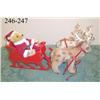 Image 1 : Steiff 1989-90 Santa Sleigh with one re