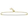 Image 1 : 1.05 CTW Diamond Bolo Bracelet 14KT Yellow Gold - REF-116N9F