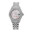 Image 1 : Rolex Pre-owned 26mm Womens Custom Pink MOP Stainless Steel - REF-490M3R