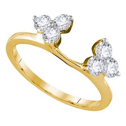 0.75 CTW Diamond Ring 14KT Yellow Gold - REF-82M4H