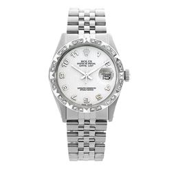 Rolex Pre-owned 36mm Mens Silver Jubilee Stainless Steel - REF-580M4R