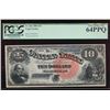 Image 1 : 1880 $10 Legal Tender Note PCGS 64PPQ