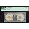 Image 1 : 1928 $100 Gold Certificate PCGS 25