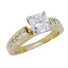 Image 3 : 14KT Yellow Gold 1.29ctw Diamond Ring