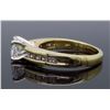 Image 5 : 14KT Yellow Gold 1.29ctw Diamond Ring
