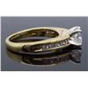 Image 6 : 14KT Yellow Gold 1.29ctw Diamond Ring