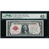 Image 1 : 1928 $1 Legal Tender Note PMG 63EPQ