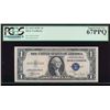 Image 1 : 1935C $1 Silver Certificate PCGS 67PPQ