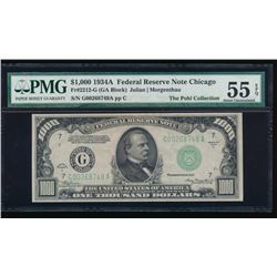 1934A $1000 Chicago Federal Reserve Note PMG 55EPQ